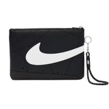 Nike Icon Blazer Wristlet – Streetwear Clutch with Iconic Swoosh and Sleek Space for Your Daily Essentials (Black/White,One Size)