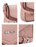 Nine West Womens Bowie Mini Flap Crossbody Dusk Medium