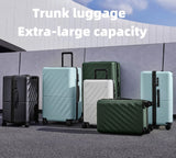 NINETYGO Carry On Suitcase, 20 Inch Carry - On Luggage with Double Spinner Wheels, Anti - Burst Zipper, Hard Case PC Suitcase Carry On, Lightweight Travel Luggage, TSA Approved (Seaweed Green, Hudson)