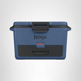 Ninja FB151BL FrostVault 50qt Hard Cooler with Dry Zone, Integrated Fridge-Temp Dry Storage Drawer, Premium Heavy-Duty Insulated Cooler, Keeps Ice for Days, Lakeshore Blue
