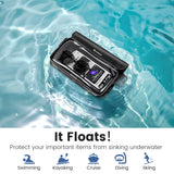 Niveaya IPX8 Waterproof Fanny Pack - 2 Pack, Floating Dry Bag Pouch, Phone Waterproof Waist Pouch Dry Bag, Beach, Kayaking, Swimming, Boat Essentials, for iPhone 17/16/15/14/13/12 Pro Max up to 9.5"