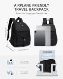 Nixjoro Personal Item Bag 17x10x9 40x30x20 cm Travel Bag Lightweight Underseat Luggage Bag Mochila Para Viaje En Avion for Men Women (Black)