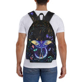 Nmbvcxz Moon - Moth Backpack for Women 16.7 inch Travel Casual Laptop Backpack Lightweight Waterproof Durable Hiking Daypack