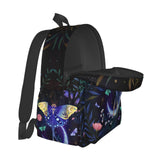 Nmbvcxz Moon - Moth Backpack for Women 16.7 inch Travel Casual Laptop Backpack Lightweight Waterproof Durable Hiking Daypack