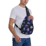 Nmbvcxz Sea turtle Sling Bag Crossbody Bag for Women Men Sling Backpack Casual Travel Hiking Daypack Chest Shoulder Bag