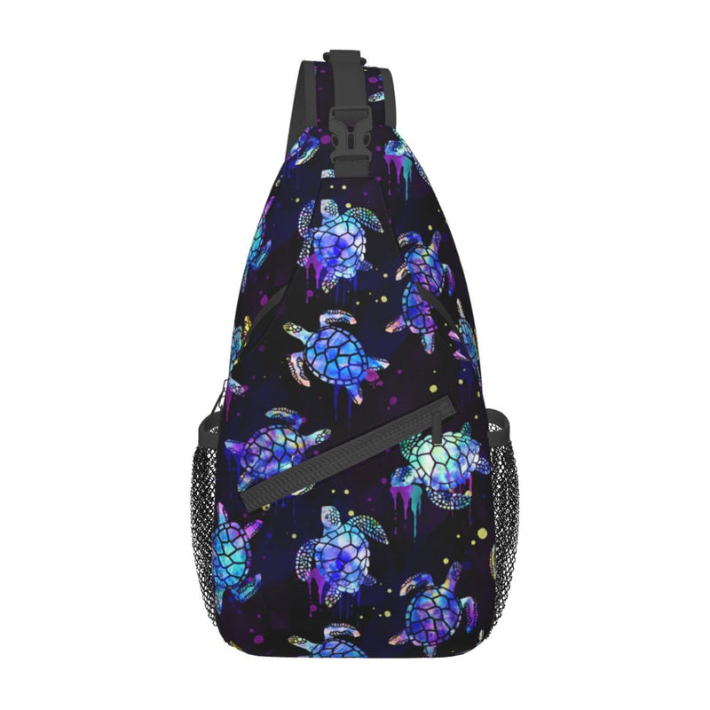 Nmbvcxz Sea turtle Sling Bag Crossbody Bag for Women Men Sling Backpack Casual Travel Hiking Daypack Chest Shoulder Bag