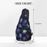Nmbvcxz Sea turtle Sling Bag Crossbody Bag for Women Men Sling Backpack Casual Travel Hiking Daypack Chest Shoulder Bag