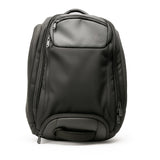 Nocqua 6-in-1 Convertible Travel Backpack, 40-55L Expandable Carry-On, Ergonomic Design with Drink Holders & Padded Laptop Pocket, Weather-Resistant Ballistic Nylon, Black - Travel Bag for Men & Women