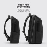 NOMATIC 14L Backpack - Work Backpack for Men and Woman - Everyday Pack - Water Resistant - 15" Laptop Sleeve - Professional Daypack For Mens - Expandable Travel Pack
