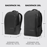 NOMATIC 20L Backpack - Work Backpack for Men and Woman - Everyday Pack - Water Resistant - 16" Laptop Sleeve - Professional Daypack For Mens - Expandable Travel Pack