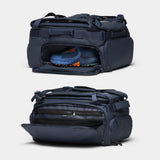 NOMATIC 30L Travel Bag - Convertible Duffel/Backpack, Carry - on Size for Airplane Travel, Everyday Use Laptop Bag, TSA Compliant Navy Backpack
