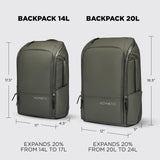NOMATIC Backpack - Travel Carry On Backpack - Laptop Bag 20L - Water Resistant Travel Backpack - Traveling Carry On Backpack for Women and Men - Business Backpack - Personal Item Bag
