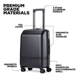 NOMATIC Carry - On Classic Suitcase, 1.8 gal (30 L), Carry - On Size RLCN00 - BLK - 01 CS7715