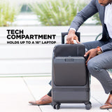 NOMATIC Carry - On Executive Luggage Perfect for 1 - 3 Day Trips, Hard Case Luggage for Men and Women, with Tech Case