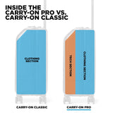 NOMATIC Carry - On Executive Luggage Perfect for 1 - 3 Day Trips, Hard Case Luggage for Men and Women, with Tech Case