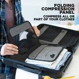 NOMATIC Carry - On Executive Luggage Perfect for 1 - 3 Day Trips, Hard Case Luggage for Men and Women, with Tech Case