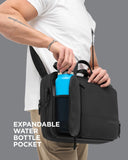 NOMATIC Laptop Bag: Slim Messenger Bag with RFID Pocket, Tech Organizer, Water - Resistant Zippers - 11 - 13.5L Expansion Design & Laptop Compartment for Work, Travel, or Daily Commute