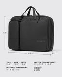 NOMATIC Laptop Bag: Slim Messenger Bag with RFID Pocket, Tech Organizer, Water - Resistant Zippers - 11 - 13.5L Expansion Design & Laptop Compartment for Work, Travel, or Daily Commute