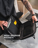 NOMATIC Laptop Bag: Slim Messenger Bag with RFID Pocket, Tech Organizer, Water - Resistant Zippers - 11 - 13.5L Expansion Design & Laptop Compartment for Work, Travel, or Daily Commute