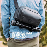NOMATIC McKinnon Camera Sling 8L: Versatile Camera Bag for Photographers with Quick Access, Secure Storage for Mirrorless or DSLR Camera, Lightweight Crossbody Sling & External Tripod Attachment