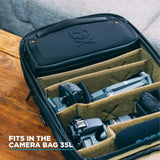 NOMATIC McKinnon Camera Sling 8L: Versatile Camera Bag for Photographers with Quick Access, Secure Storage for Mirrorless or DSLR Camera, Lightweight Crossbody Sling & External Tripod Attachment