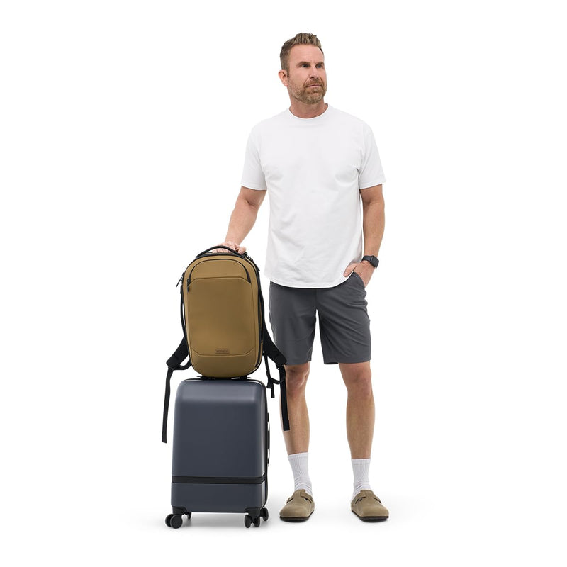 NOMATIC Navigator RS Pack 15L: 15L Premium Backpack w/ 6L Built - In Expansion - Water Resistant Anti Theft Backpack - Laptop Bag - Computer Backpack - Expandable Coyote Backpack