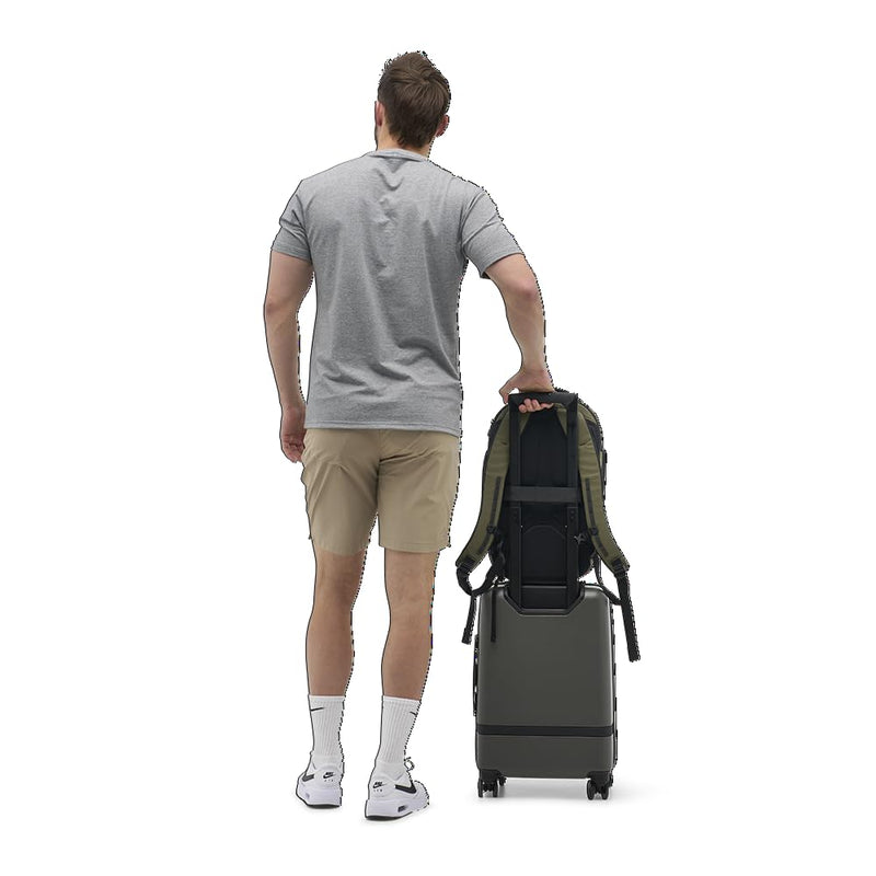 NOMATIC Navigator RS Pack 15L: 15L Premium Backpack w/ 6L Built - In Expansion - Water Resistant Anti Theft Backpack - Laptop Bag - Computer Backpack - Expandable Ranger Green Backpack
