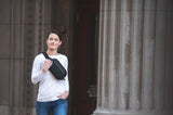 NOMATIC Navigator Sling 1L Bag - 1L w/ 2L Built - In Expansion - Slim & Lightweight Crossbody, Fanny - Pack - Water Resistant Everyday (Black)