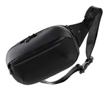 NOMATIC Navigator Sling 1L Bag - 1L w/ 2L Built-In Expansion - Slim & Lightweight Crossbody, Fanny-Pack - Water Resistant Everyday (Black)