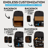 NOMATIC Navigator Travel Backpack - 32L Backpack with Laptop Compartment and 9L Built - In Expansion - Anti - Theft Carry - On Backpack for Travel - Water Resistant Travel Pack (Black)