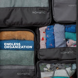 NOMATIC Packing Cubes, Compression Luggage Organizers for Carry - On, Suitcases, Travel Bags, Small