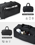 Noozion Garment Duffle Bags for Travel, Convertible Carry on Bag with Shoe Compartment,3 in 1 Waterproof Travel Suit Bag with Shoulder Strap for Men Women