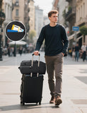 Noozion Garment Duffle Bags for Travel, Convertible Carry on Bag with Shoe Compartment,3 in 1 Waterproof Travel Suit Bag with Shoulder Strap for Men Women
