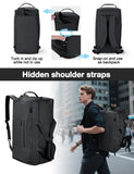 Noozion Garment Duffle Bags for Travel, Convertible Carry on Bag with Shoe Compartment,3 in 1 Waterproof Travel Suit Bag with Shoulder Strap for Men Women