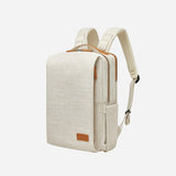 Nordace Siena Pro 13 Smart Backpack - 13.3" Laptop Backpack, 15L Daily Backpack for Travel, Everyday, or Work (Beige - Brown)