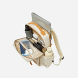 Nordace Siena Pro 13 Smart Backpack - 13.3" Laptop Backpack, 15L Daily Backpack for Travel, Everyday, or Work (Beige - Brown)