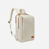 Nordace Siena Pro 13 Smart Backpack - 13.3" Laptop Backpack, 15L Daily Backpack for Travel, Everyday, or Work (Beige - Brown)