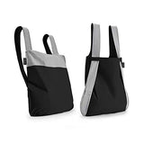 Notabag Original 2 in 1 Backpack and Bag (Grey/Black) – reusable grocery bags foldable – clever design for more flexibility – grocery tote bag