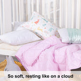 NTBAY 2 Pack Cotton Down Alternative 13x18 Pillows, Machine Washable - Soft and Breathable Travel Small Pillows for Sleeping, Ideal for Daycare, Crib, Cot