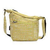 Nupouch Anti theft Crossbody Bag with Secure Locking Mechanism, Charging Capabilities, and Internal/External Zippered Pockets
