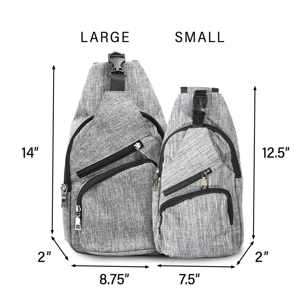 Nupouch Anti - Theft Daypack: Anti Theft Crossbody Bag, Lightweight for Travel, Hiking, or Everyday Pickpocket Protection, Regular, Vintage Blue Jewel
