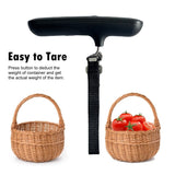 NUTRI FIT Luggage Scale Travel Digital Suitcase Weight Scale Portable Bag Weighing Scale Baggage Weigher, LCD Display 110lb/50kg Electronic Handheld Balance for Packages Airplane Travel Essentials