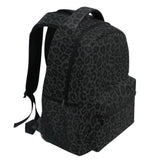 Oarencol Black Leopard Backpack Animal Skin Print Bookbag Daypack Travel Hiking Camping School Laptop Bag