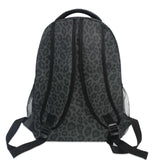 Oarencol Black Leopard Backpack Animal Skin Print Bookbag Daypack Travel Hiking Camping School Laptop Bag