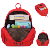 Octsky Toddler Backpack for Little Boys Kids Mini Backpack for Travel School, Red