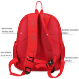 Octsky Toddler Backpack for Little Boys Kids Mini Backpack for Travel School, Red