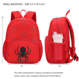 Octsky Toddler Backpack for Little Boys Kids Mini Backpack for Travel School, Red