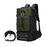ODSSTAIPS Backpack for Traveling On Airplane,Expandable Carry On Laptop Backpack for Men and Women,Outdoor Travel Bag,Green