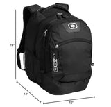 OGIO 411042 - BLACK 17" Laptop Mac Book Rogue Backpack, Black