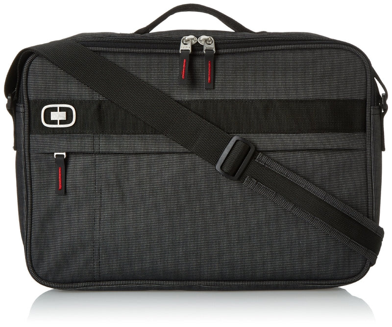 OGIO International Renegade Brief Laptop Backpack, Black Pindot, 11" H x 15.5" W x 2.5" D